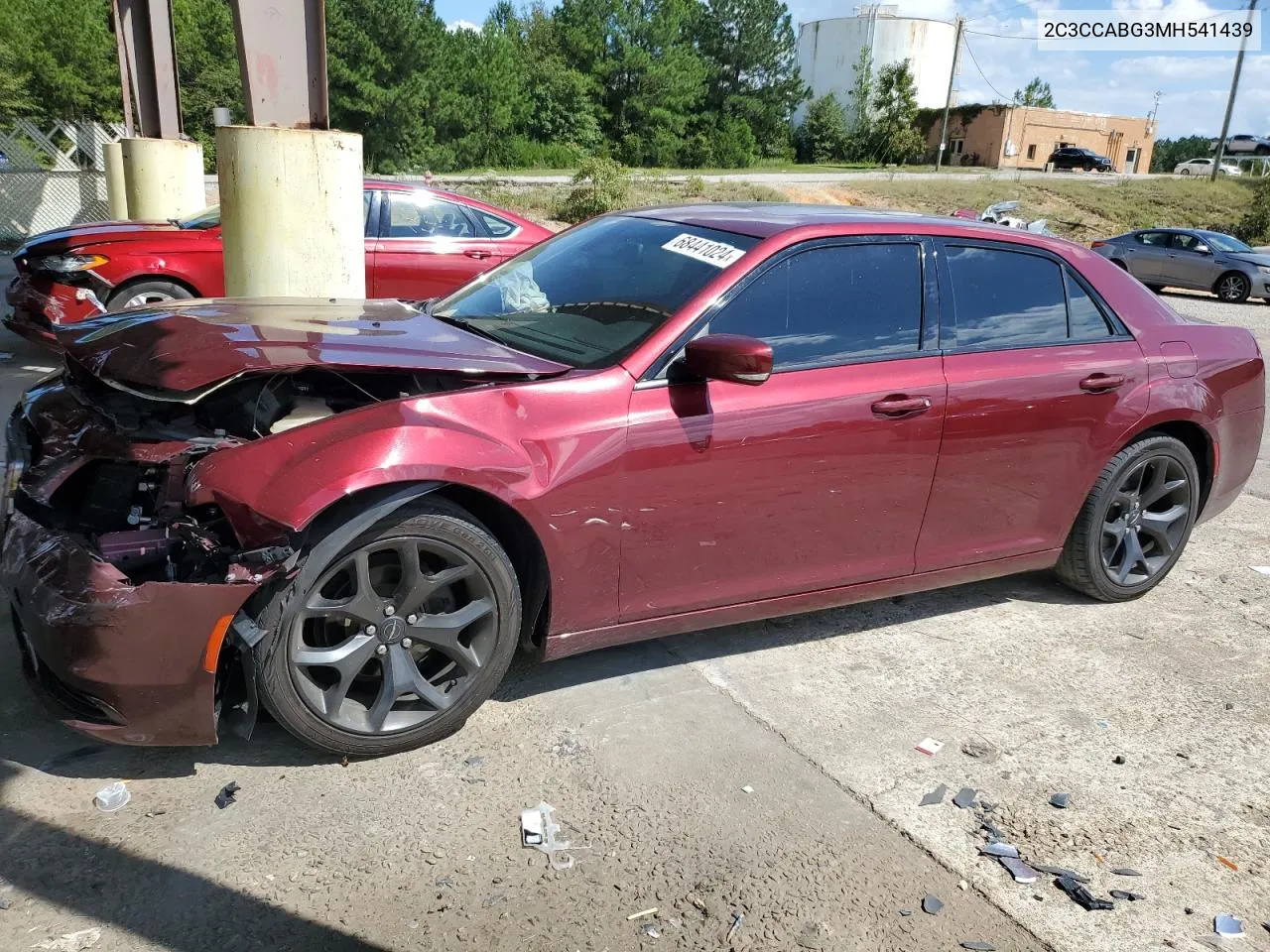 2021 Chrysler 300 S VIN: 2C3CCABG3MH541439 Lot: 68441024