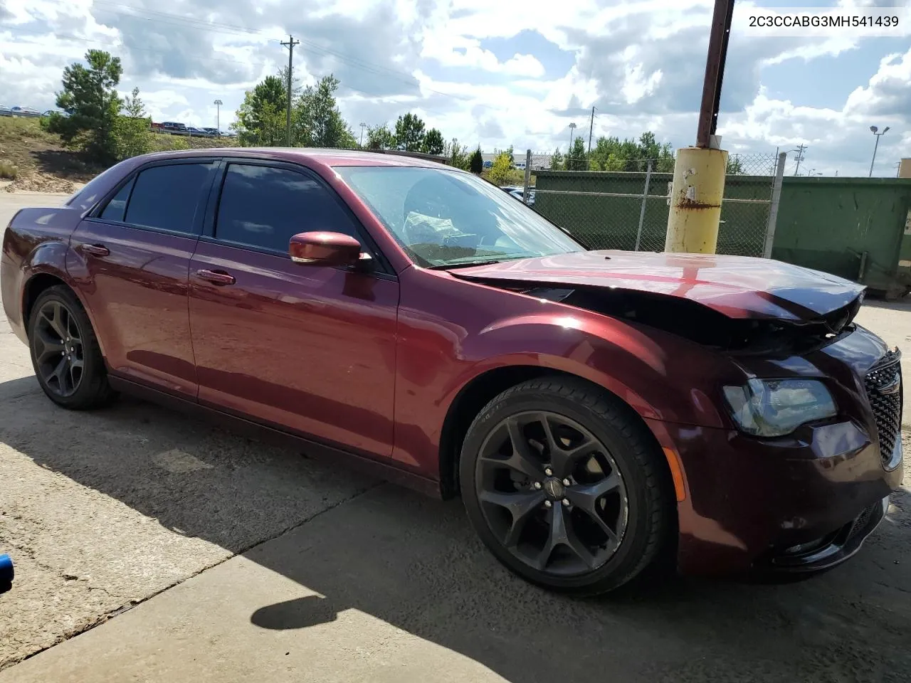 2021 Chrysler 300 S VIN: 2C3CCABG3MH541439 Lot: 68441024