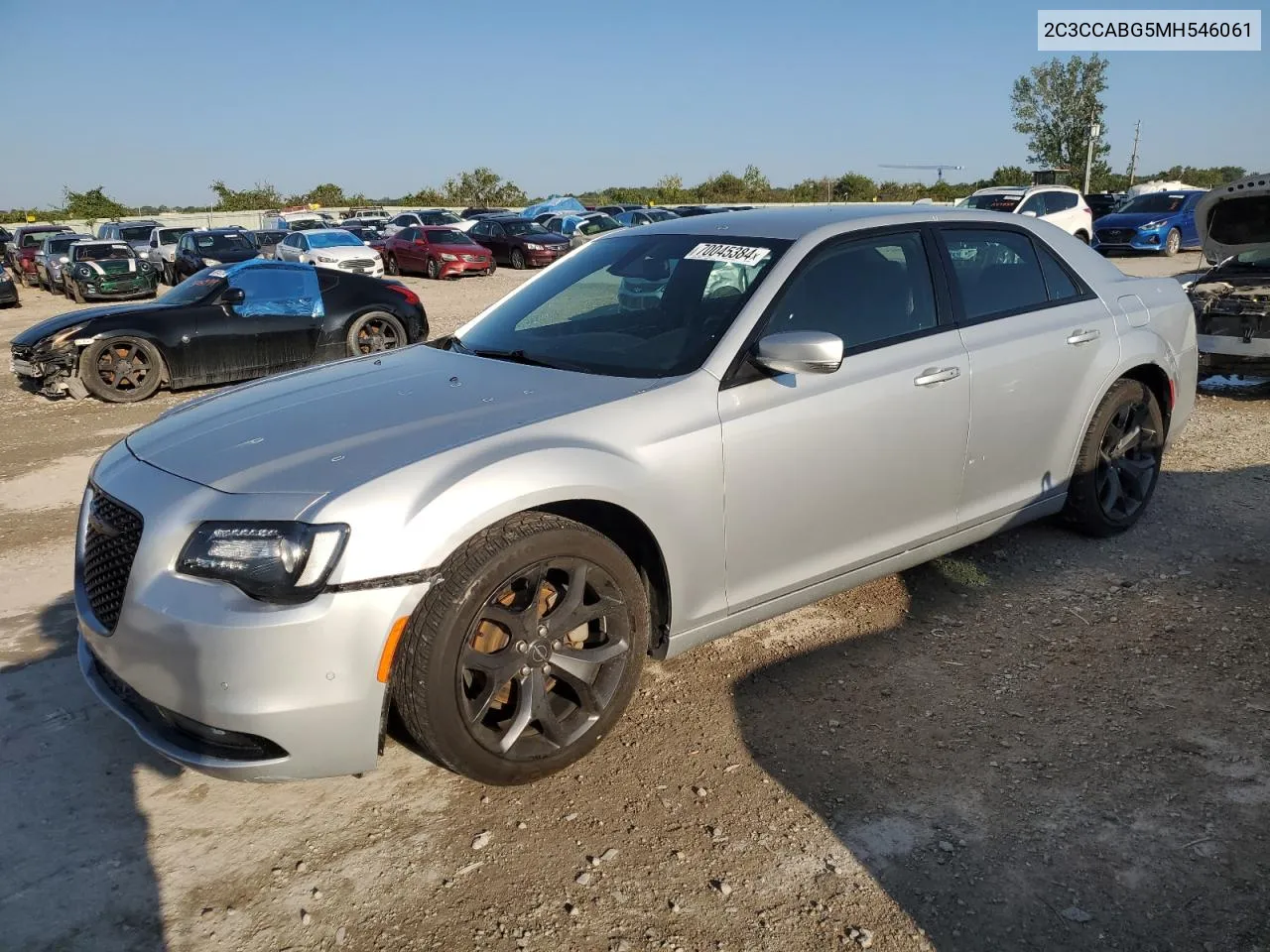 2021 Chrysler 300 S VIN: 2C3CCABG5MH546061 Lot: 70045384