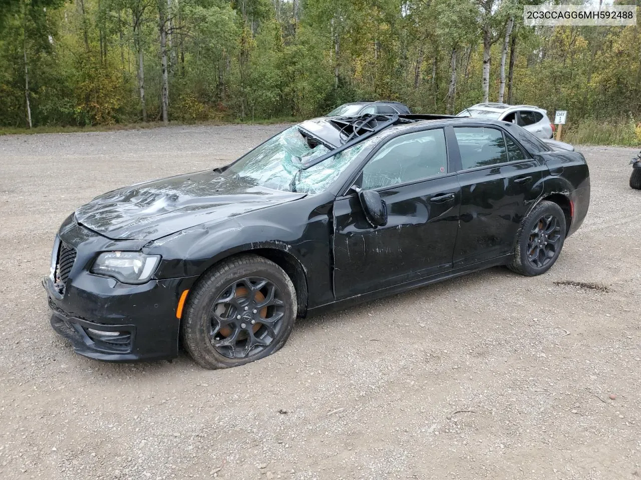 2021 Chrysler 300 S VIN: 2C3CCAGG6MH592488 Lot: 71598554