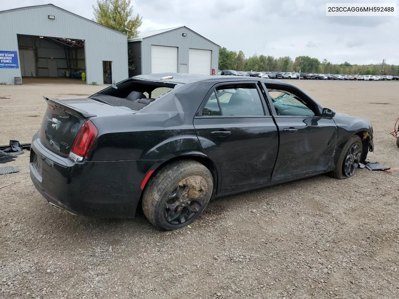 2021 Chrysler 300 S VIN: 2C3CCAGG6MH592488 Lot: 71598554