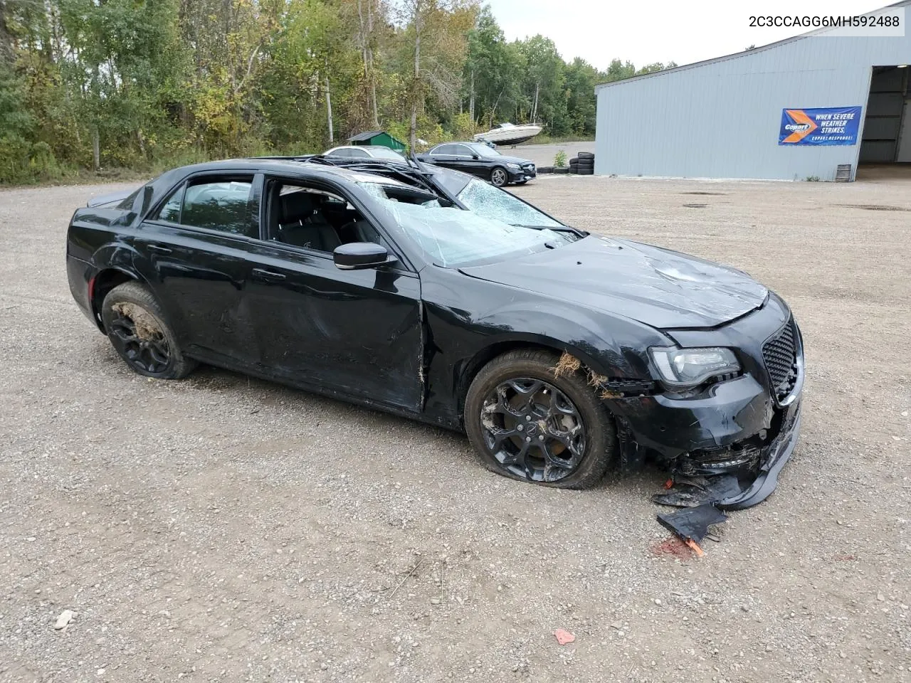 2021 Chrysler 300 S VIN: 2C3CCAGG6MH592488 Lot: 71598554