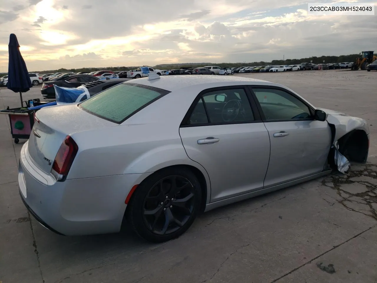 2021 Chrysler 300 S VIN: 2C3CCABG3MH524043 Lot: 72227104