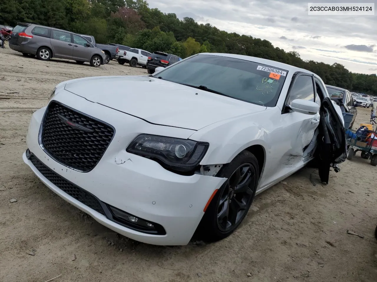 2C3CCABG3MH524124 2021 Chrysler 300 S