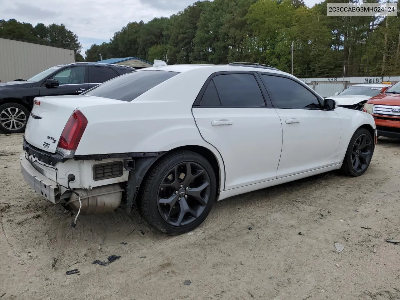 2021 Chrysler 300 S VIN: 2C3CCABG3MH524124 Lot: 72306384