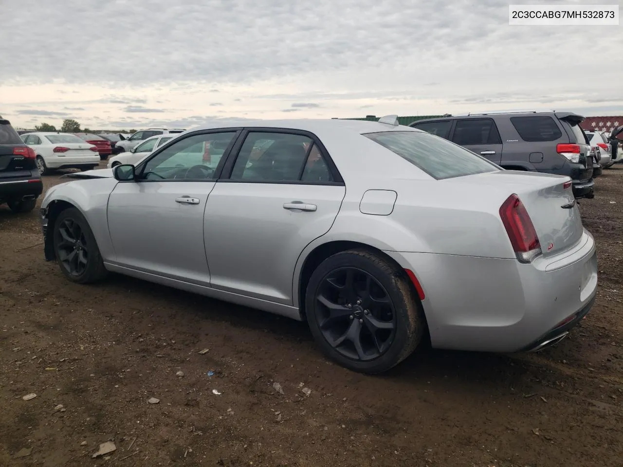 2021 Chrysler 300 S VIN: 2C3CCABG7MH532873 Lot: 72568794