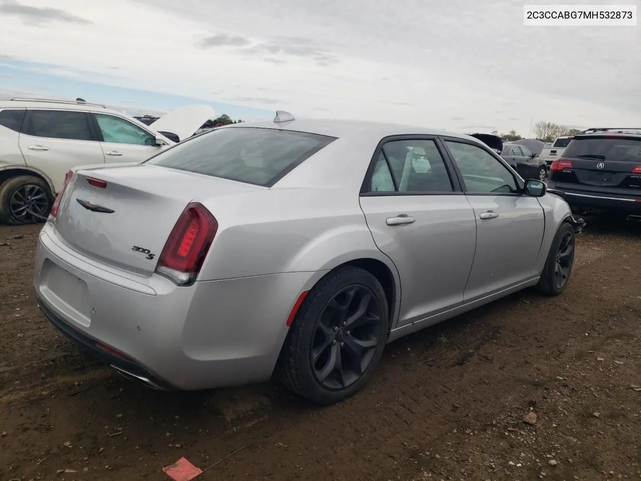 2021 Chrysler 300 S VIN: 2C3CCABG7MH532873 Lot: 72568794