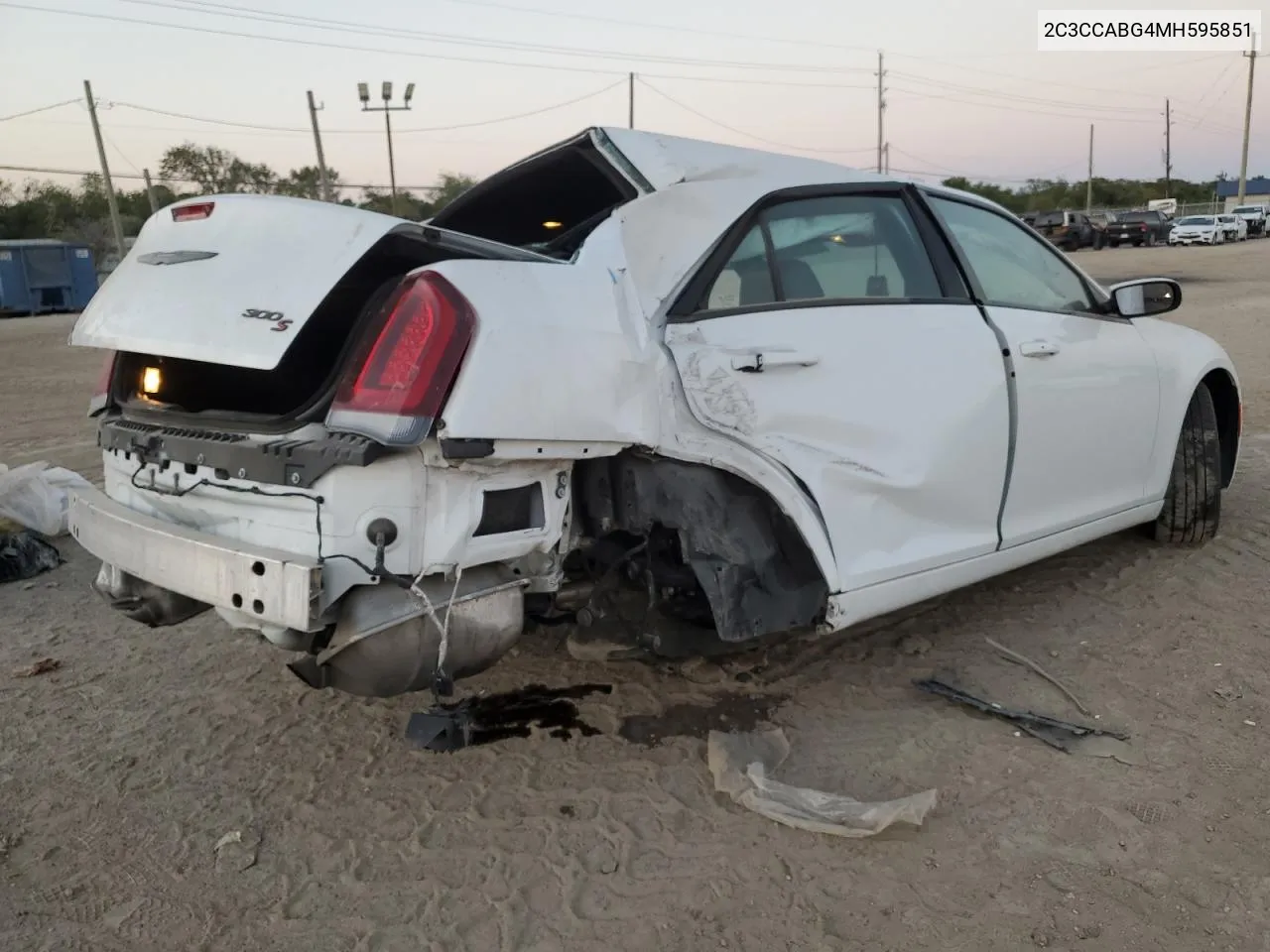 2021 Chrysler 300 S VIN: 2C3CCABG4MH595851 Lot: 73728564