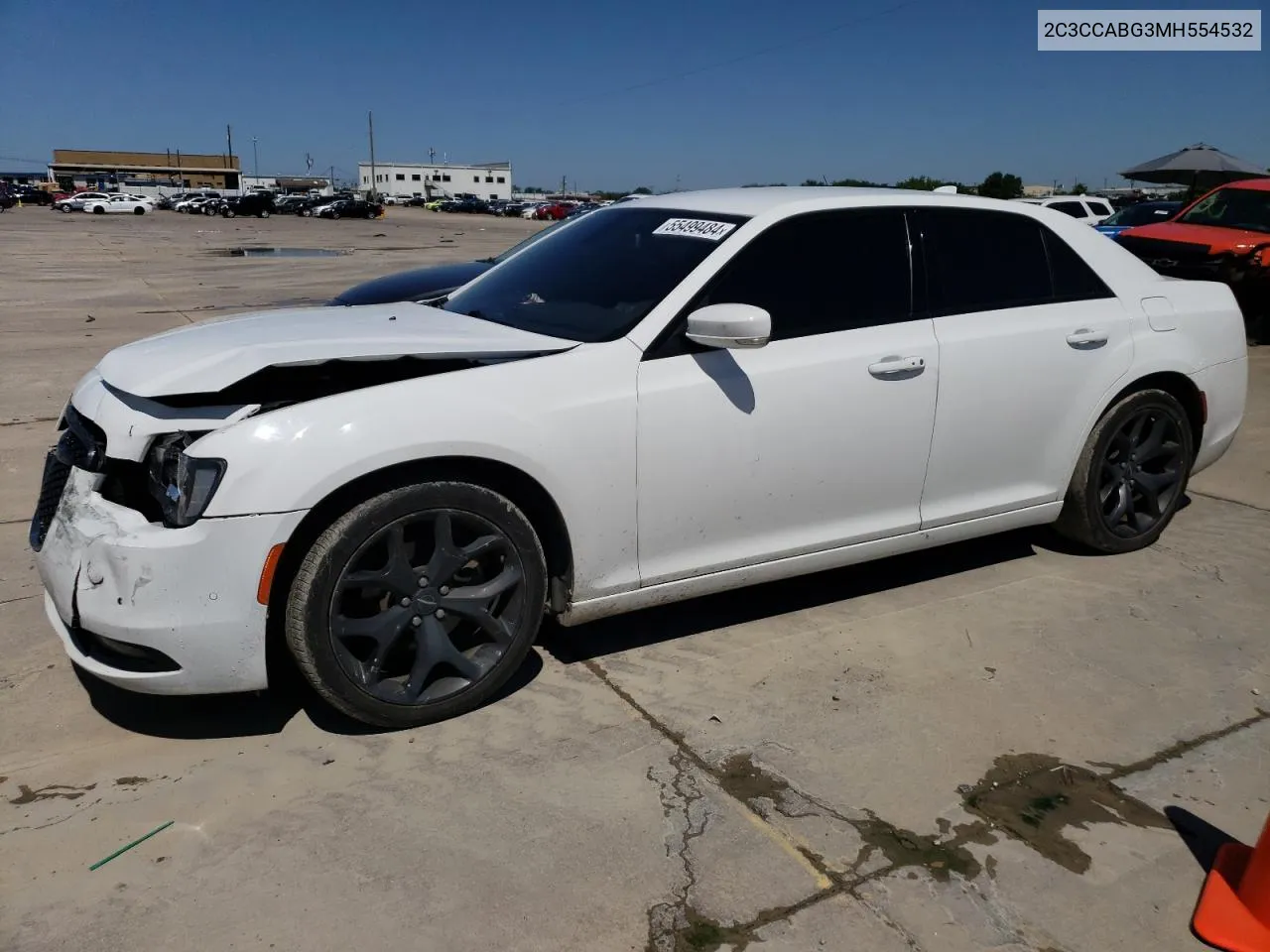 2021 Chrysler 300 S VIN: 2C3CCABG3MH554532 Lot: 74371344