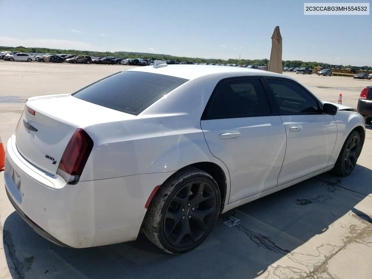 2021 Chrysler 300 S VIN: 2C3CCABG3MH554532 Lot: 74371344