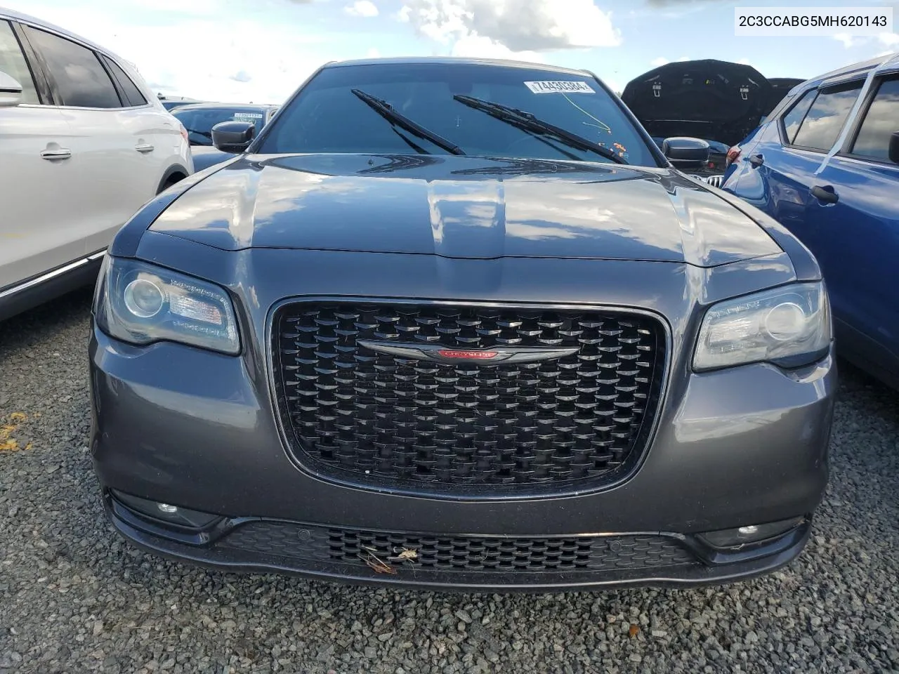 2021 Chrysler 300 S VIN: 2C3CCABG5MH620143 Lot: 74430384