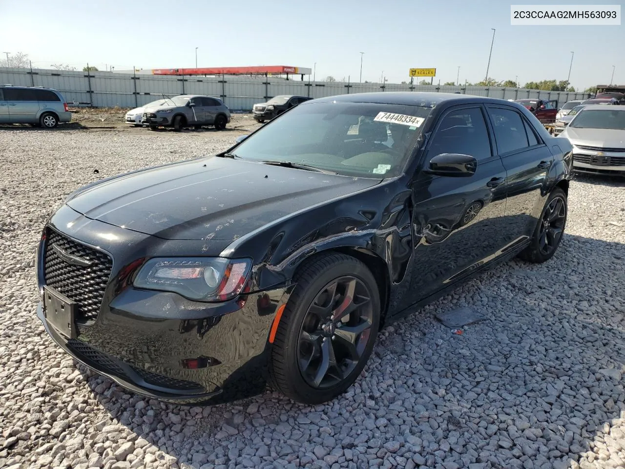 2021 Chrysler 300 Touring VIN: 2C3CCAAG2MH563093 Lot: 74448334