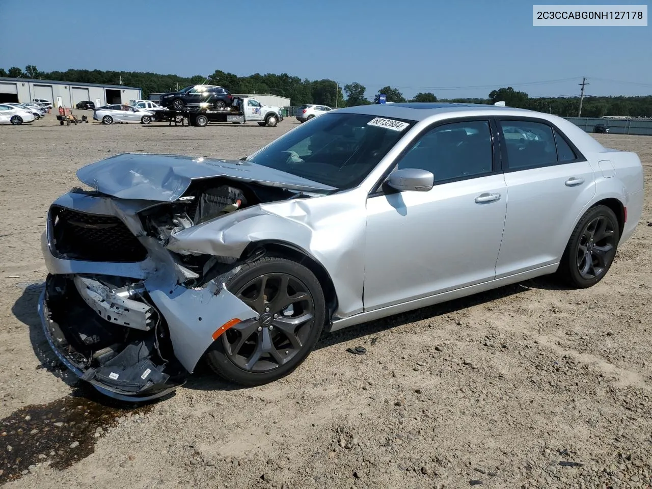 2022 Chrysler 300 S VIN: 2C3CCABG0NH127178 Lot: 68132884