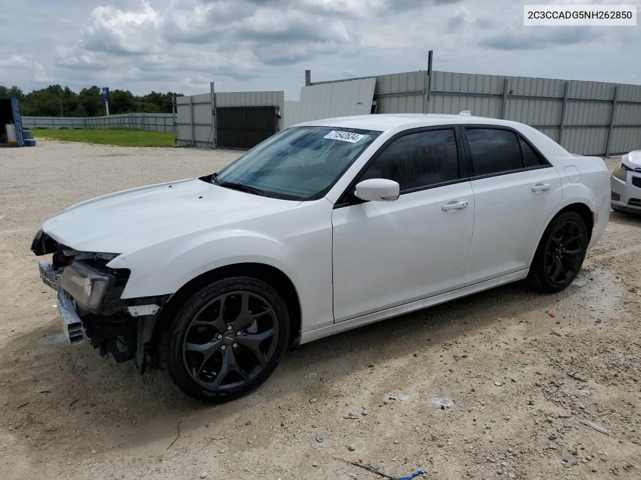 2022 Chrysler 300 Touring L VIN: 2C3CCADG5NH262850 Lot: 71542634