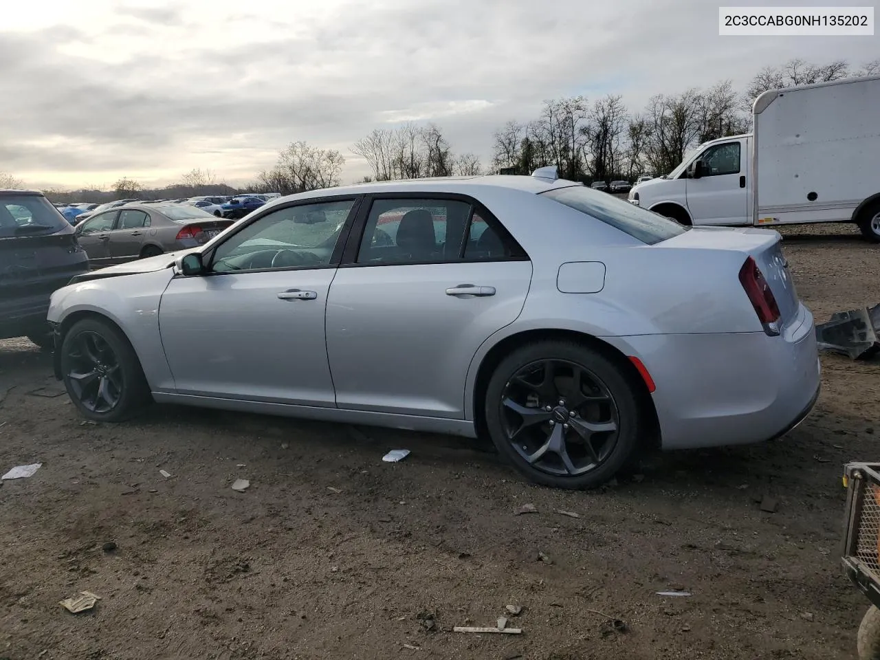 2022 Chrysler 300 S VIN: 2C3CCABG0NH135202 Lot: 79685914