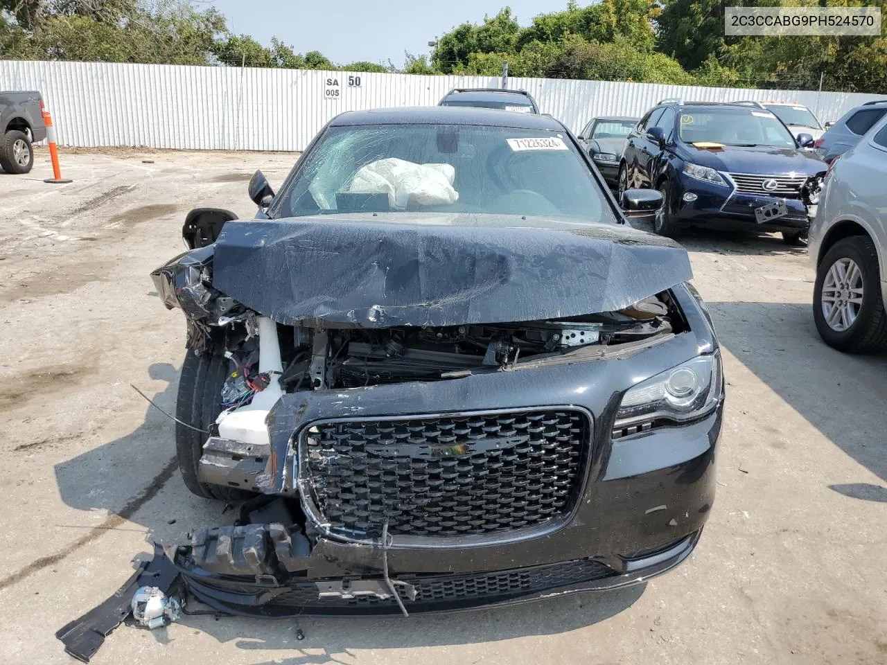 2023 Chrysler 300 S VIN: 2C3CCABG9PH524570 Lot: 71226324