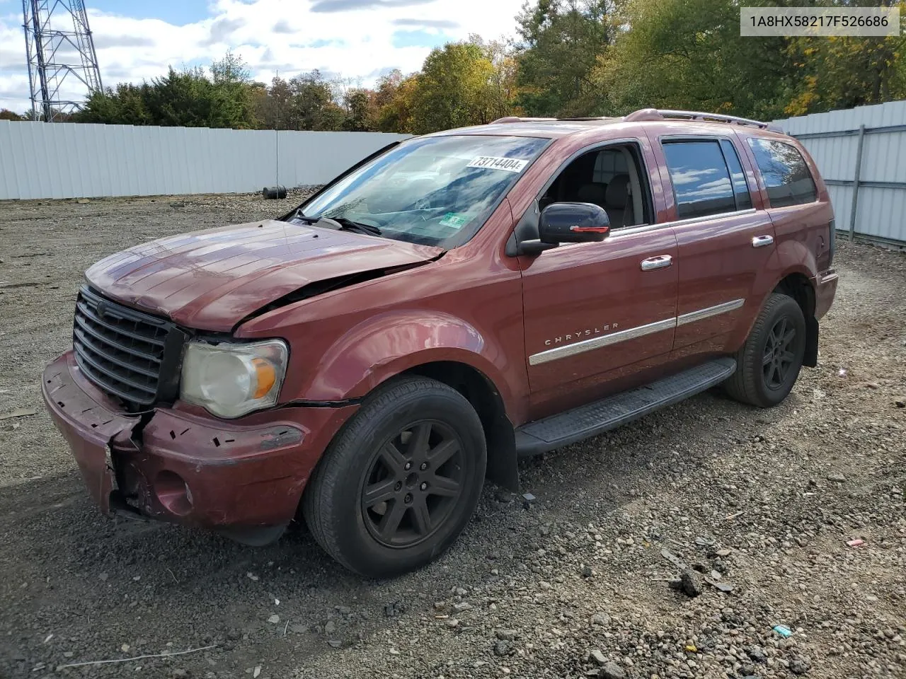 2007 Chrysler Aspen Limited VIN: 1A8HX58217F526686 Lot: 73714404