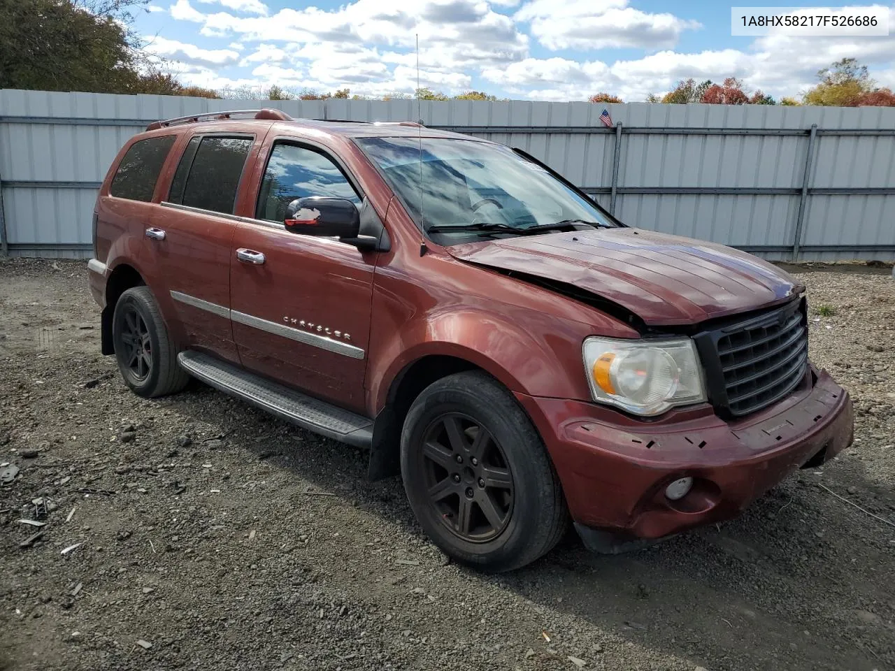 2007 Chrysler Aspen Limited VIN: 1A8HX58217F526686 Lot: 73714404