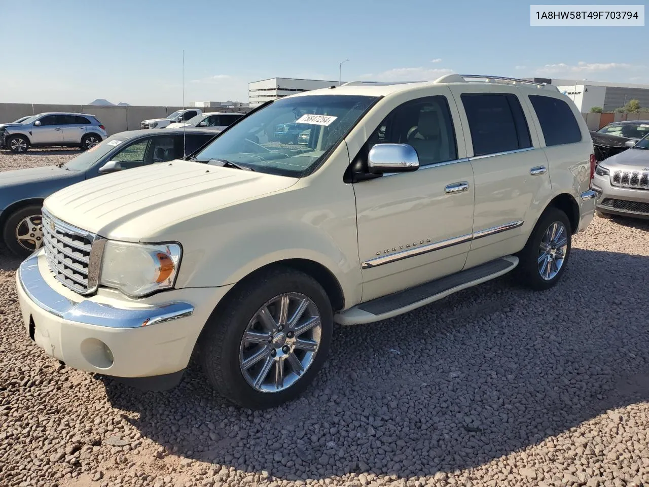 2009 Chrysler Aspen Limited VIN: 1A8HW58T49F703794 Lot: 75847254