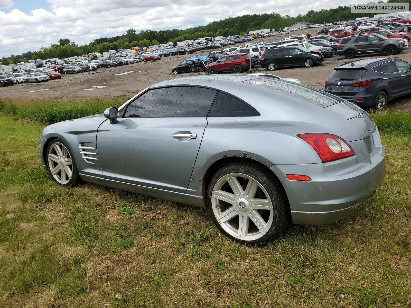 2004 Chrysler Crossfire Limited VIN: 1C3AN69L04X024340 Lot: 55594934