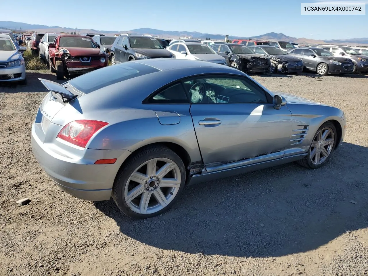 2004 Chrysler Crossfire Limited VIN: 1C3AN69LX4X000742 Lot: 73161784