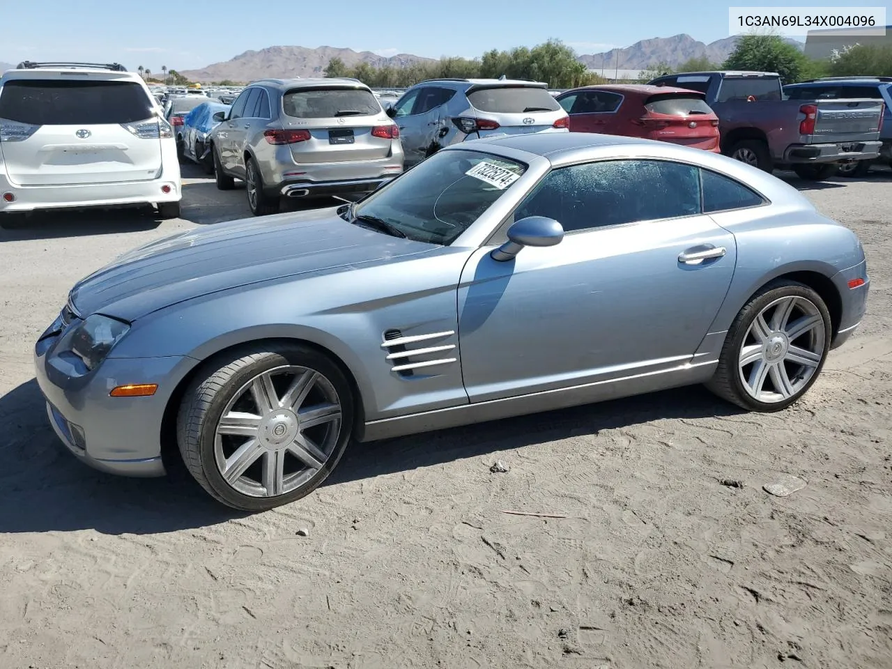 2004 Chrysler Crossfire Limited VIN: 1C3AN69L34X004096 Lot: 73225274