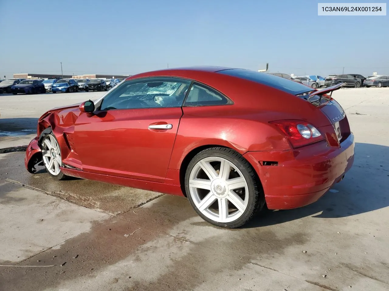 2004 Chrysler Crossfire Limited VIN: 1C3AN69L24X001254 Lot: 74945624