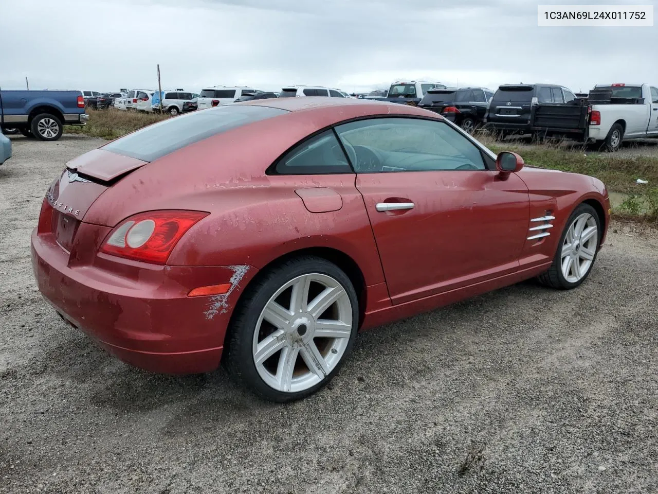 2004 Chrysler Crossfire Limited VIN: 1C3AN69L24X011752 Lot: 75914814