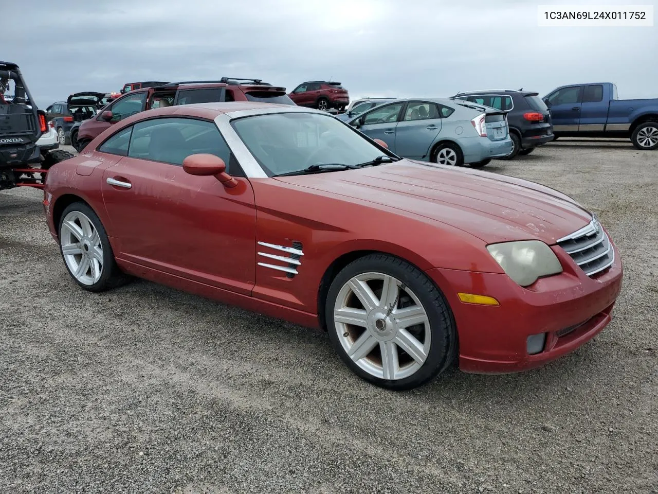 2004 Chrysler Crossfire Limited VIN: 1C3AN69L24X011752 Lot: 75914814