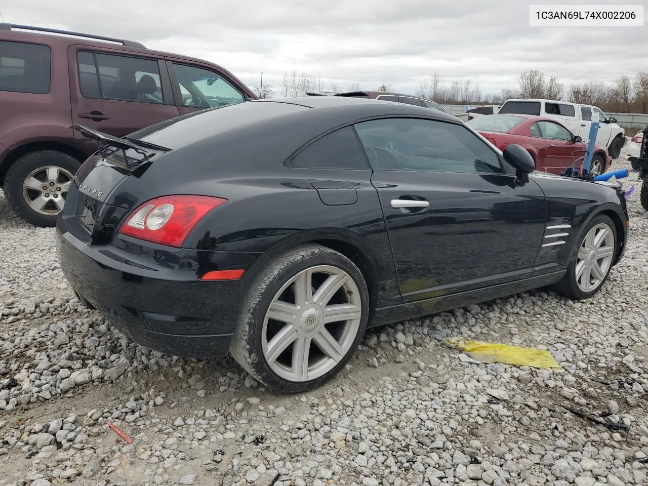 2004 Chrysler Crossfire Limited VIN: 1C3AN69L74X002206 Lot: 79107444