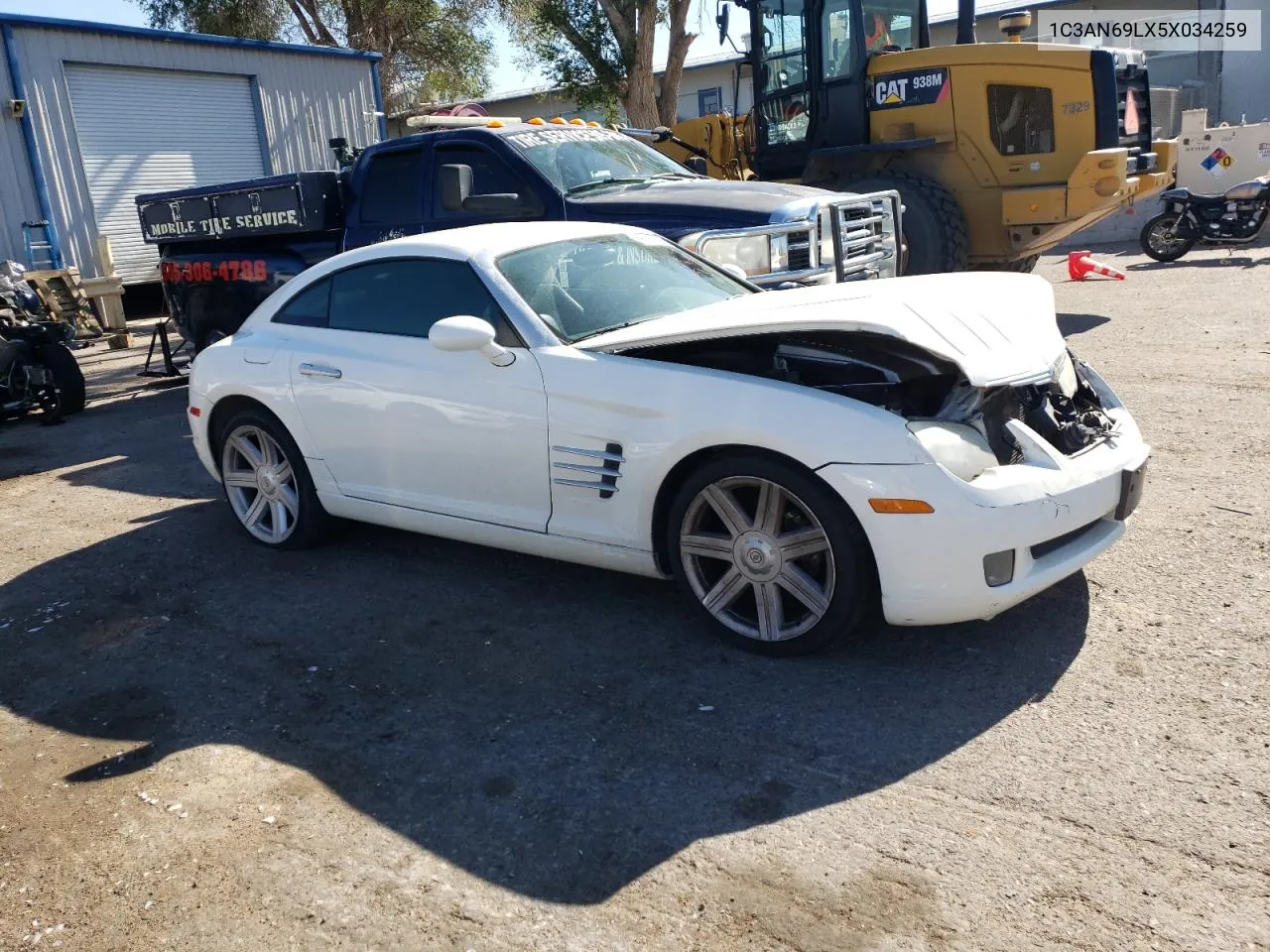 2005 Chrysler Crossfire Limited VIN: 1C3AN69LX5X034259 Lot: 69534004