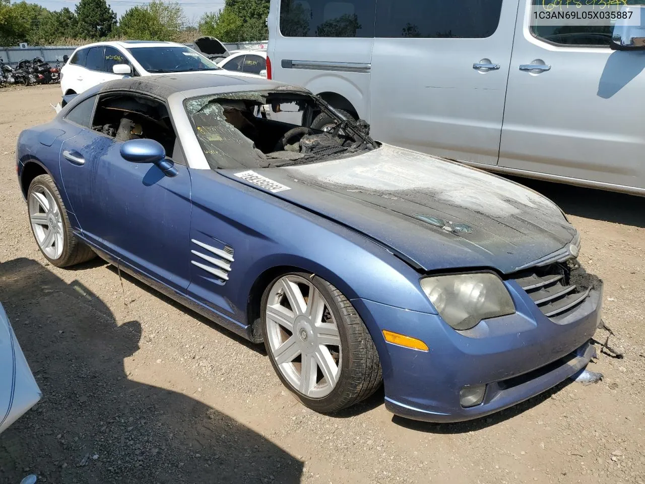 2005 Chrysler Crossfire Limited VIN: 1C3AN69L05X035887 Lot: 69955184