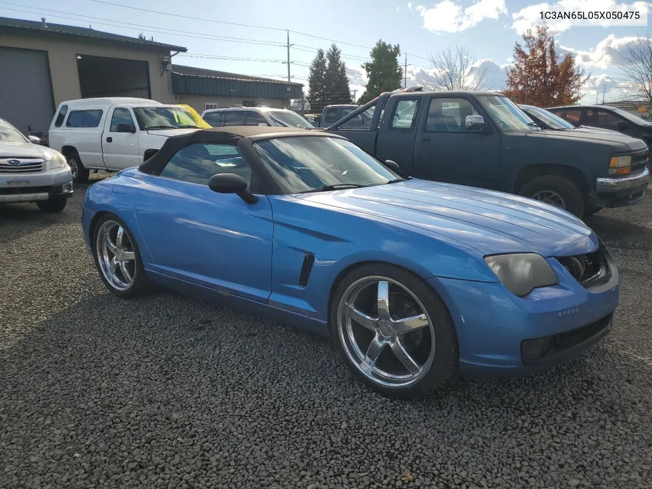 2005 Chrysler Crossfire Limited VIN: 1C3AN65L05X050475 Lot: 74121094