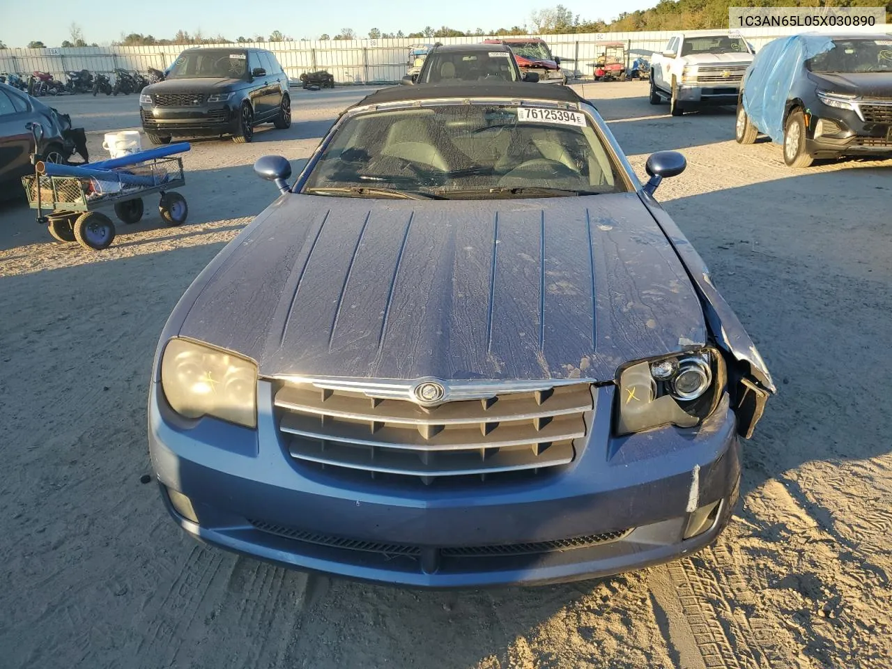 2005 Chrysler Crossfire Limited VIN: 1C3AN65L05X030890 Lot: 76125394