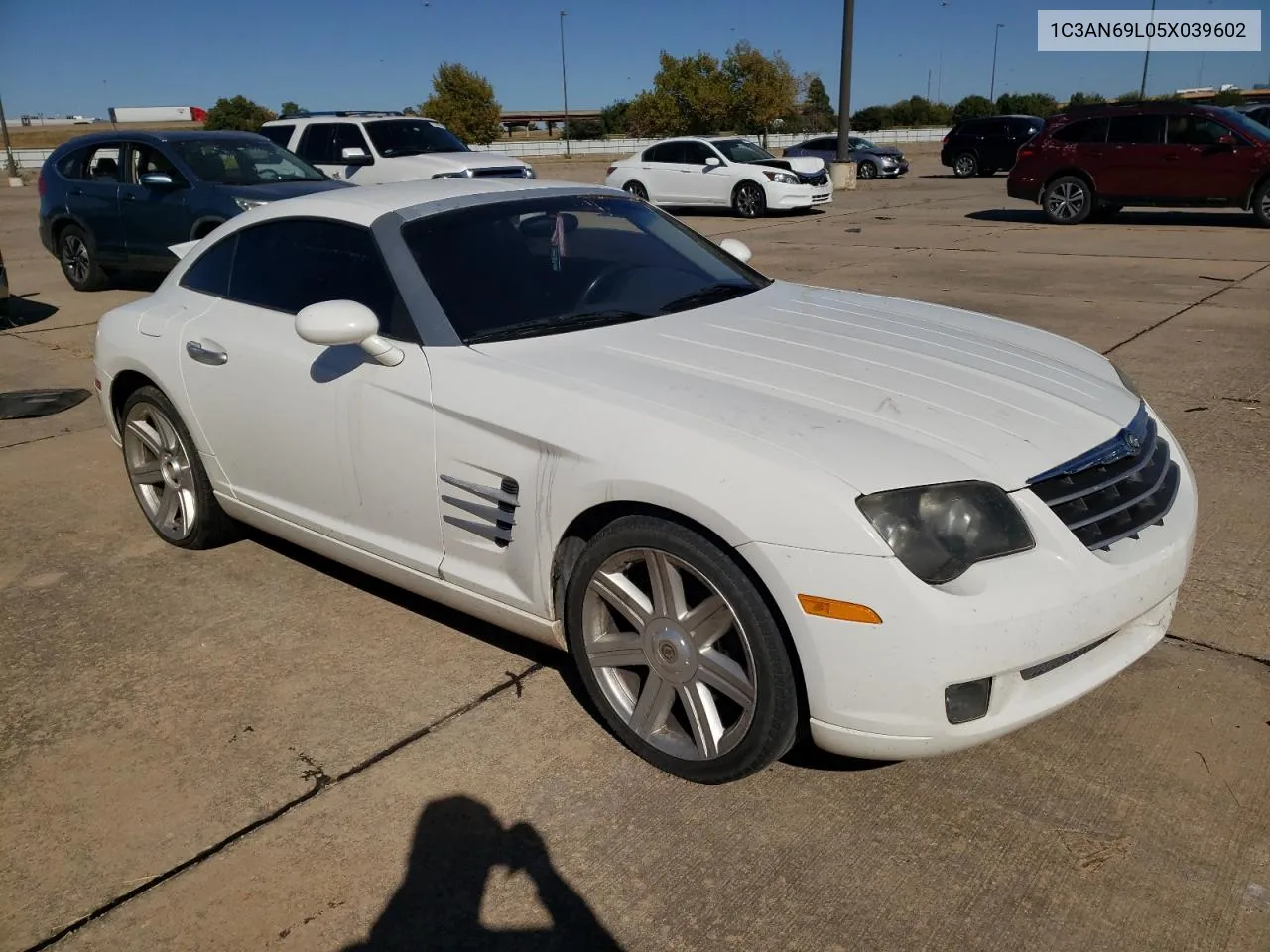 2005 Chrysler Crossfire Limited VIN: 1C3AN69L05X039602 Lot: 76288054