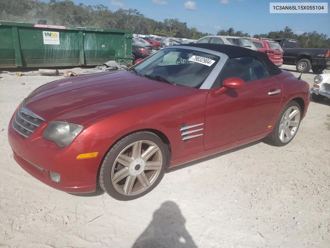 2005 Chrysler Crossfire Limited VIN: 1C3AN65L15X055104 Lot: 79032904