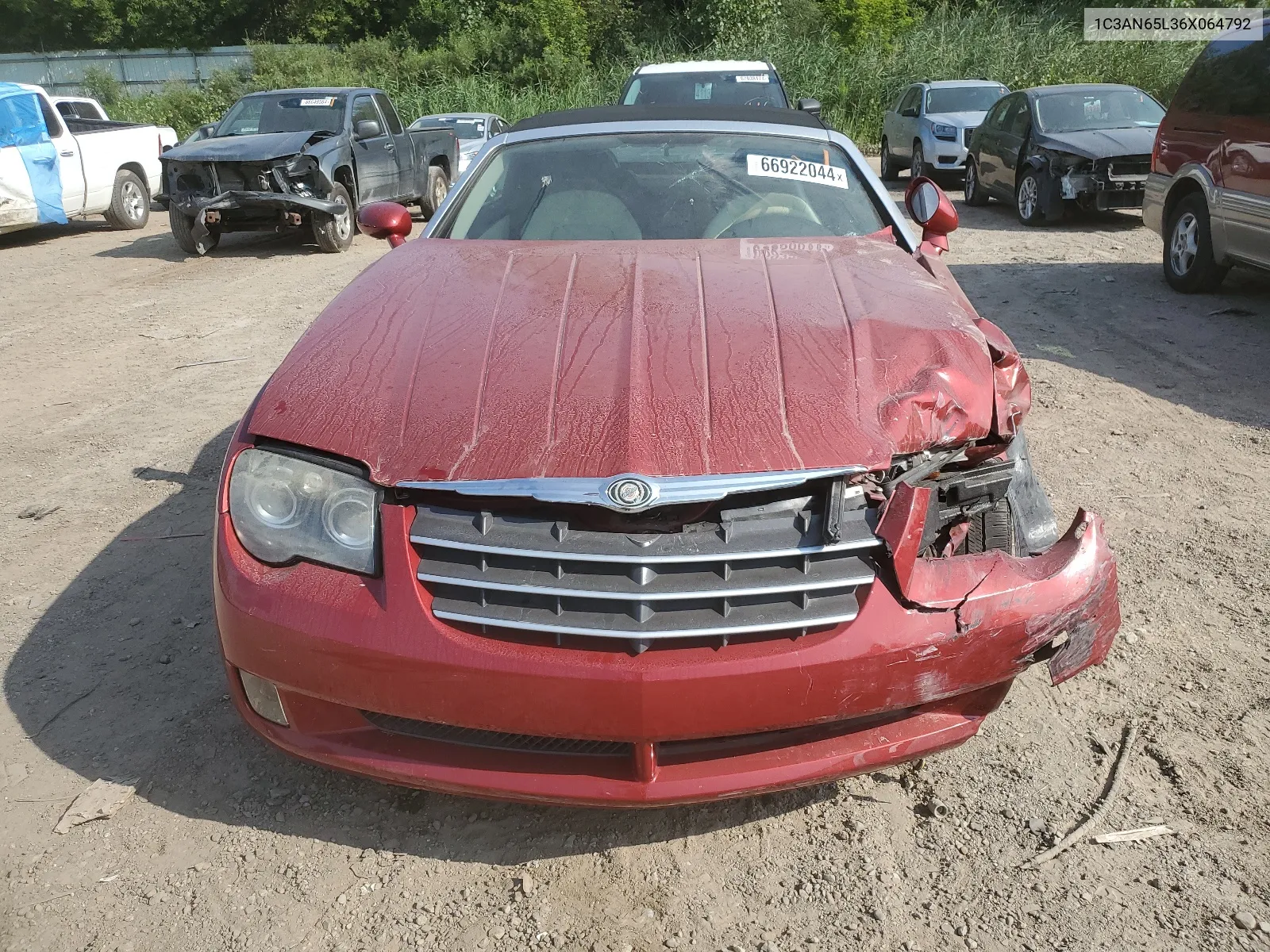 2006 Chrysler Crossfire Limited VIN: 1C3AN65L36X064792 Lot: 66922044