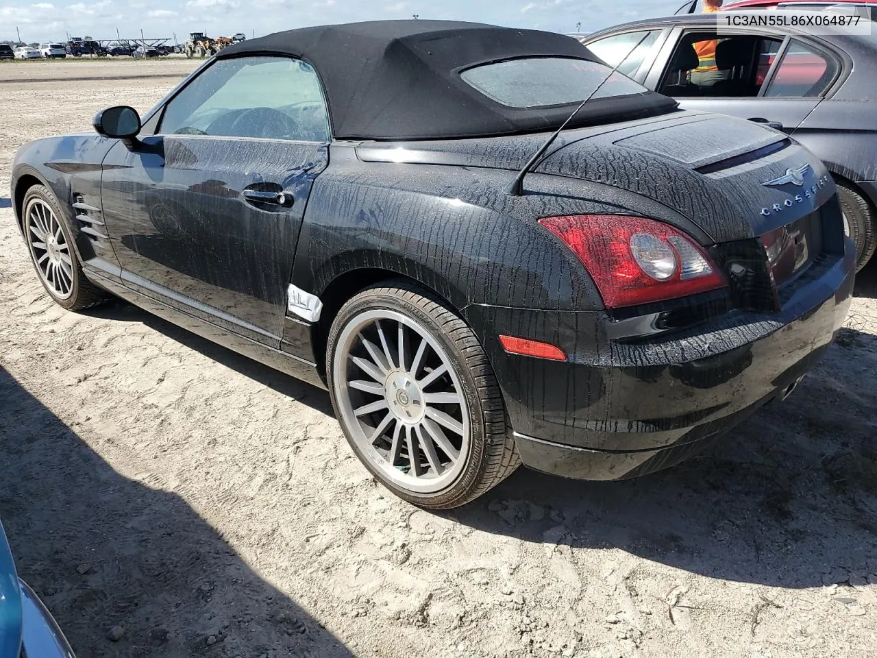 2006 Chrysler Crossfire VIN: 1C3AN55L86X064877 Lot: 75085074