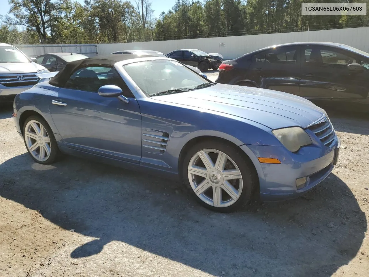 2006 Chrysler Crossfire Limited VIN: 1C3AN65L06X067603 Lot: 76311204