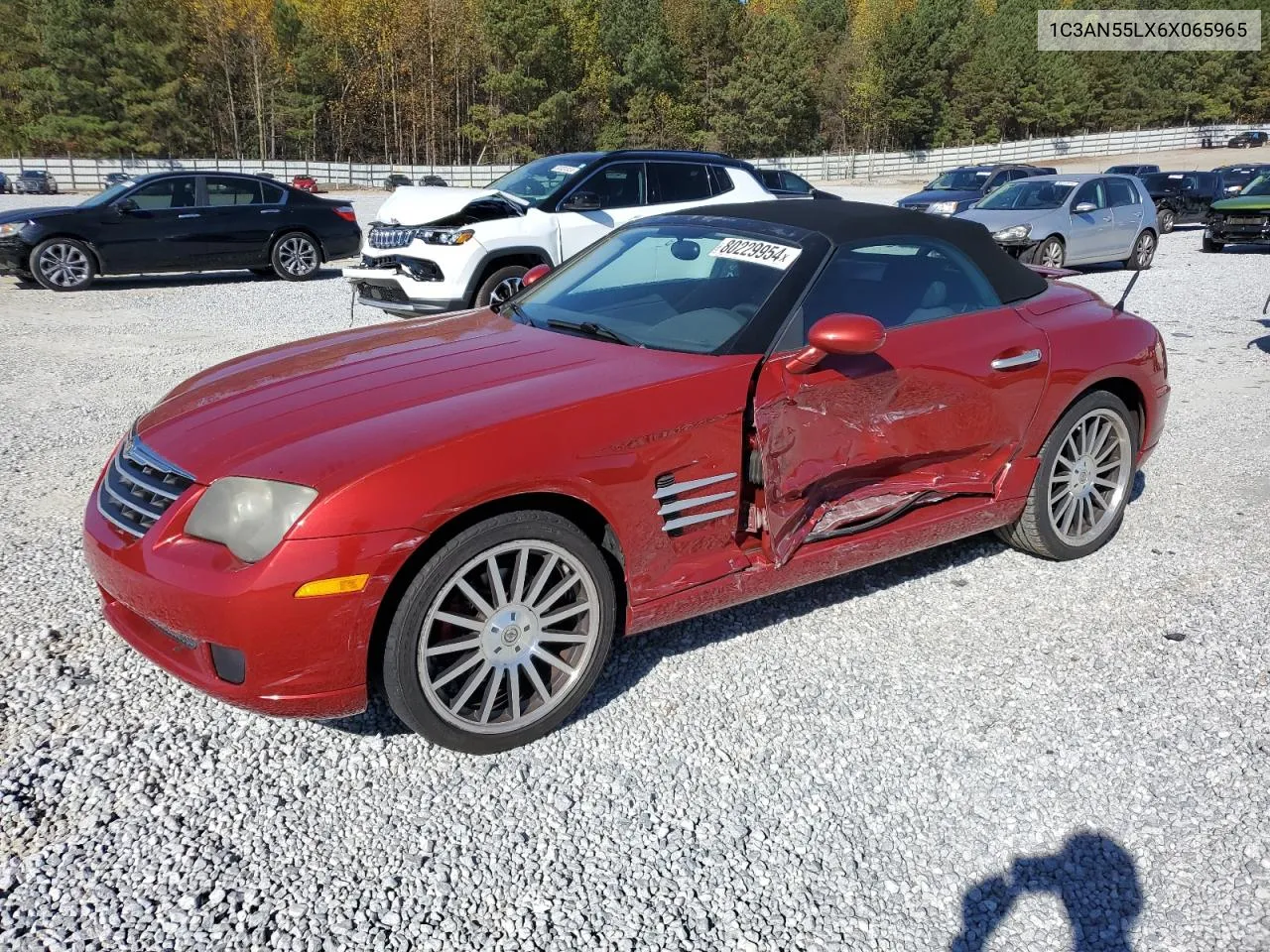 2006 Chrysler Crossfire VIN: 1C3AN55LX6X065965 Lot: 80229954