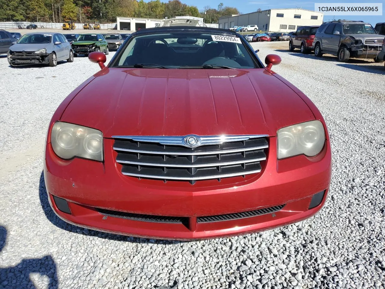 2006 Chrysler Crossfire VIN: 1C3AN55LX6X065965 Lot: 80229954