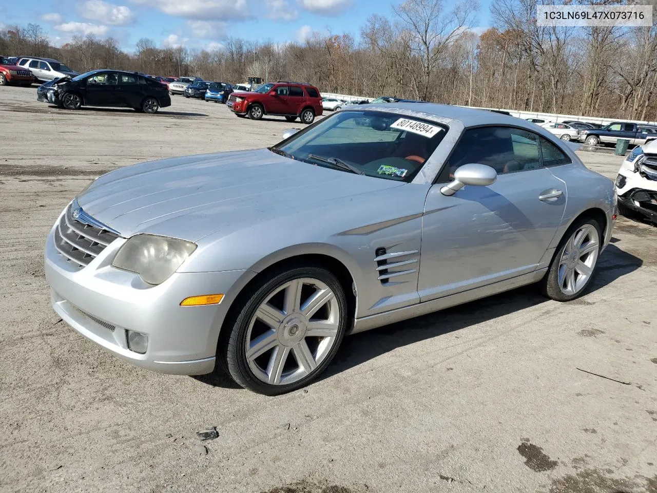 2007 Chrysler Crossfire Limited VIN: 1C3LN69L47X073716 Lot: 80148994