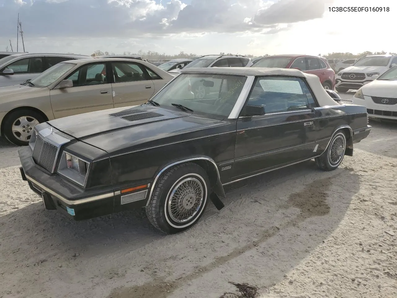 1985 Chrysler Lebaron VIN: 1C3BC55E0FG160918 Lot: 76659284