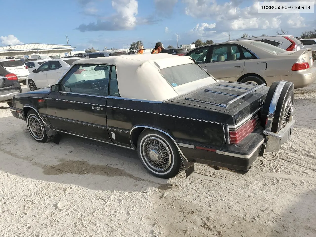 1985 Chrysler Lebaron VIN: 1C3BC55E0FG160918 Lot: 76659284