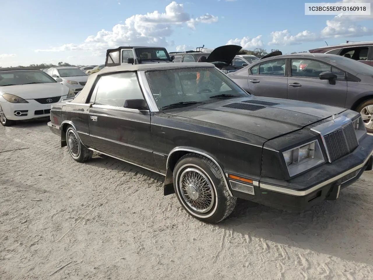 1985 Chrysler Lebaron VIN: 1C3BC55E0FG160918 Lot: 76659284