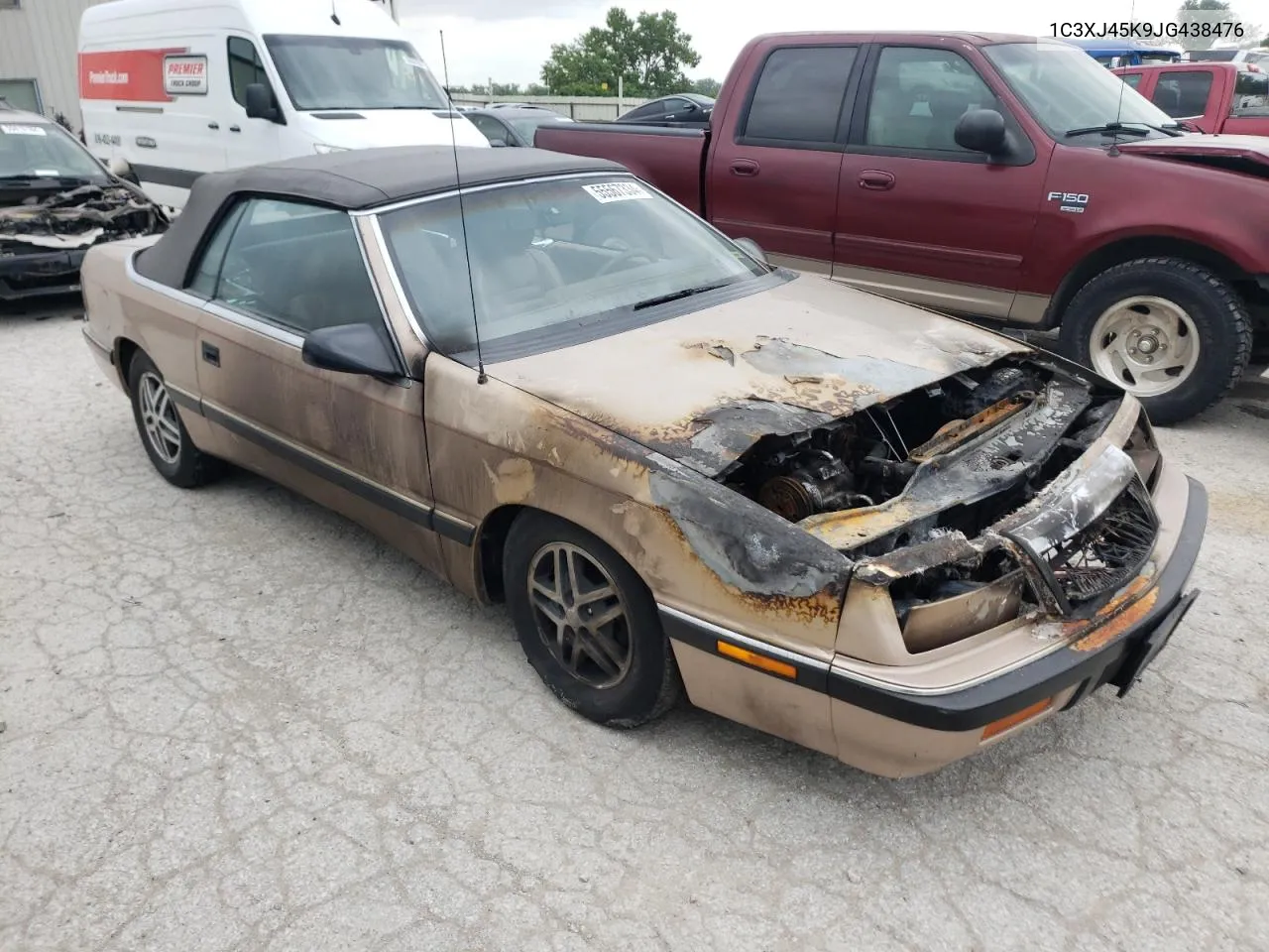 1C3XJ45K9JG438476 1988 Chrysler Lebaron