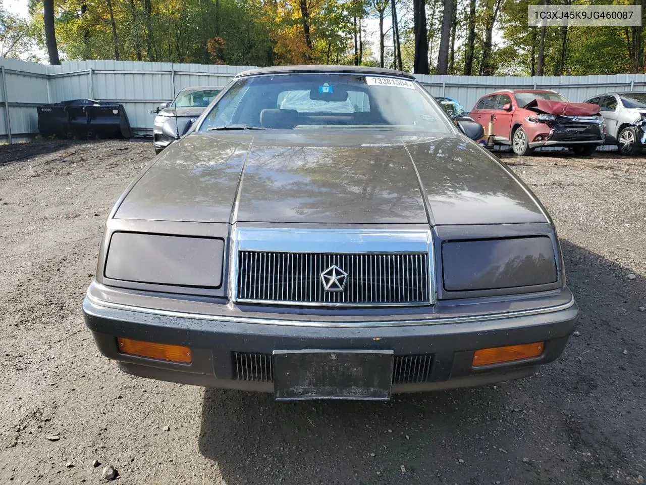 1988 Chrysler Lebaron VIN: 1C3XJ45K9JG460087 Lot: 73381504