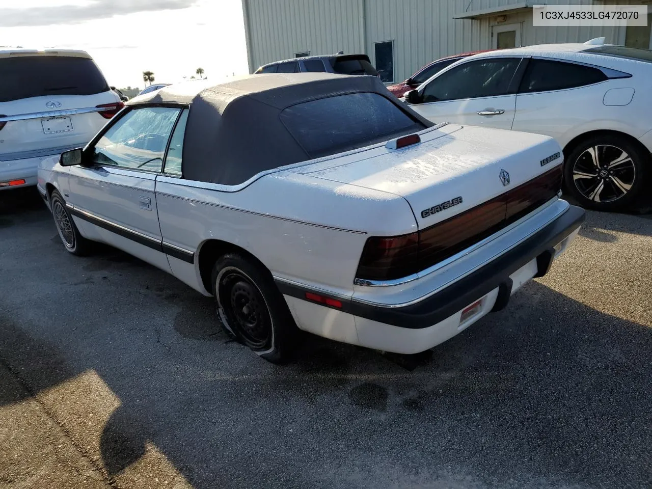 1990 Chrysler Lebaron VIN: 1C3XJ4533LG472070 Lot: 74314104