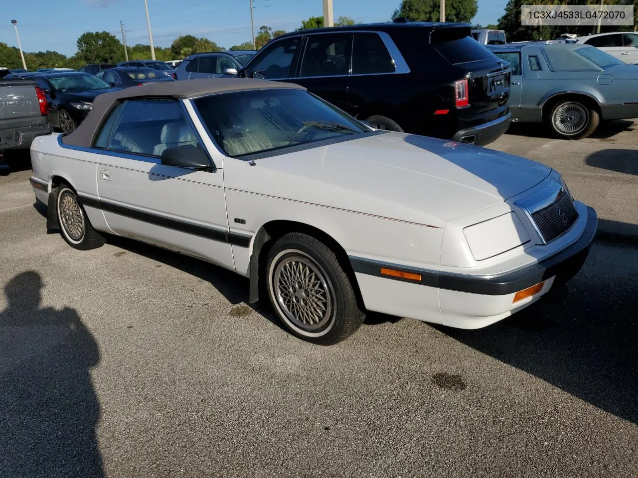 1990 Chrysler Lebaron VIN: 1C3XJ4533LG472070 Lot: 74314104