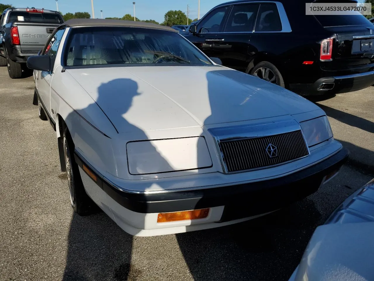 1990 Chrysler Lebaron VIN: 1C3XJ4533LG472070 Lot: 74314104